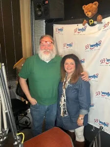 Justin Brown with Hollie Higgins