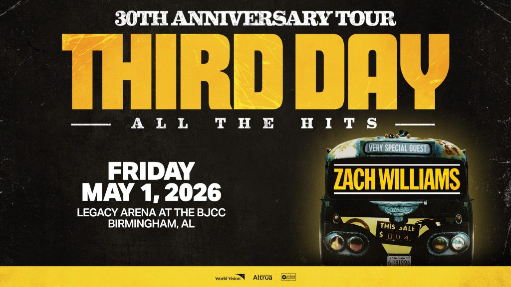 THIRD DAY – 30th Anniversary Tour – WDJC-FM – Birmingham, AL