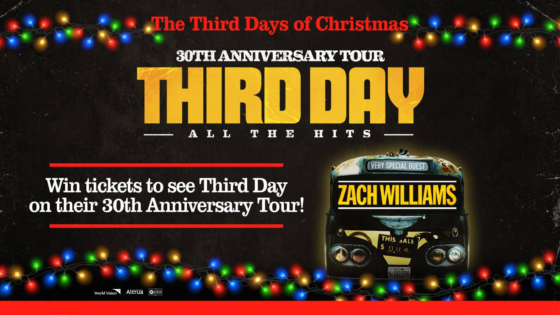 Third Days of Christmas ticket giveaway