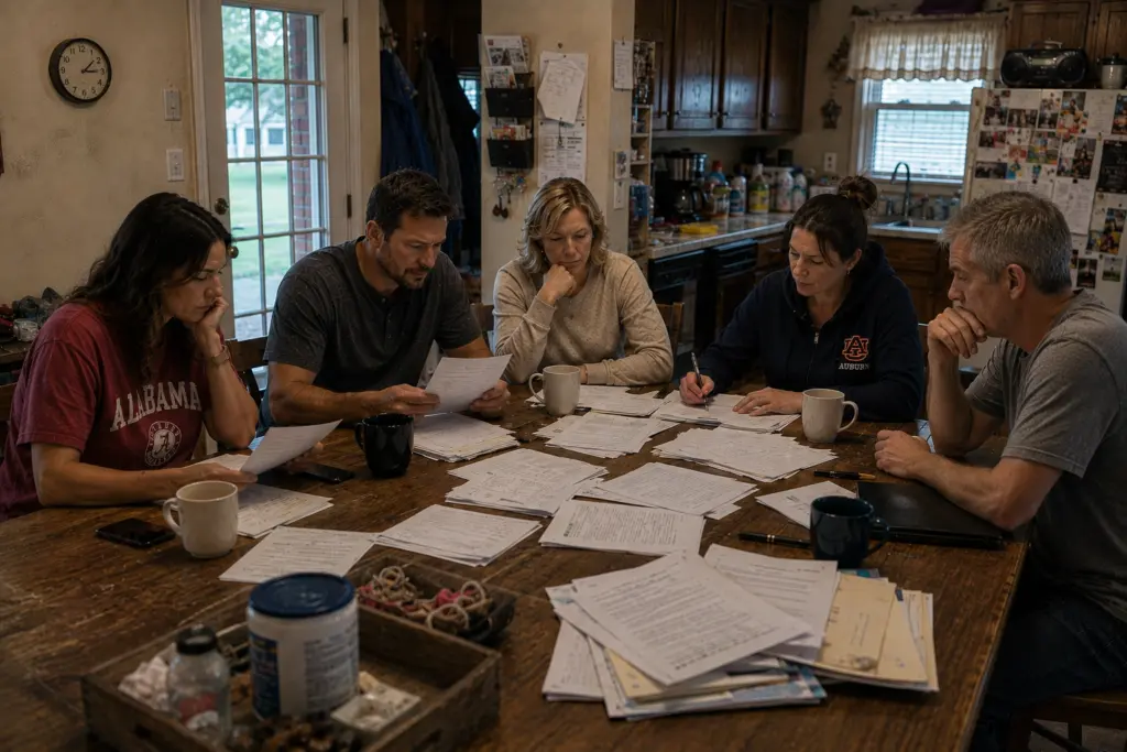 Family attempting to settle the estate of a deceased parent