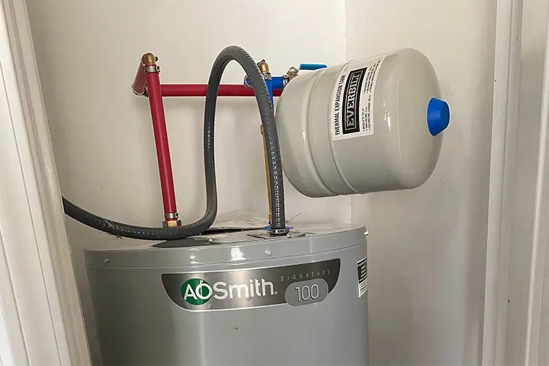 Benchmark Plumbing water heater upgrade after