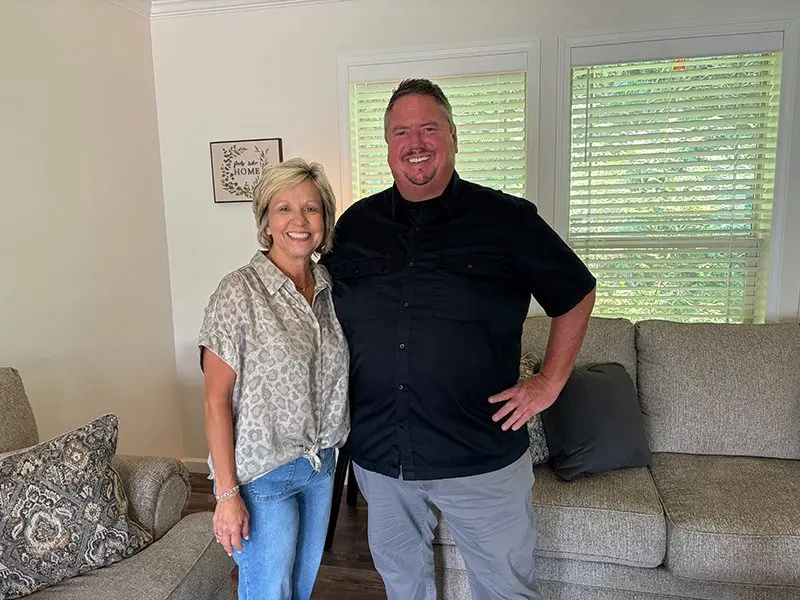Russell P with Lynn Suchey