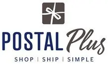 The Postal Plus logo. Clicking leads to Postal Plus' College Station website.