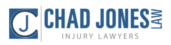 The sponsor logo for Chad Jones Injury Law.