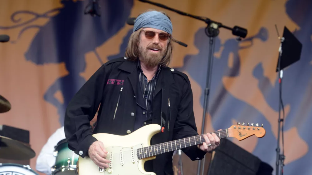 Tom Petty and the Heartbreakers perform at the 2017 New Orleans Jazz and Heritage Festival; New Orleans^ Louisiana - April 30^ 2017