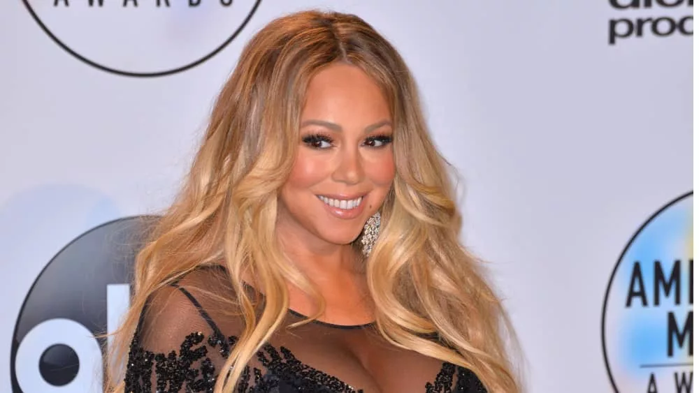 Mariah Carey at the 2018 American Music Awards at the Microsoft Theatre LA Live.
