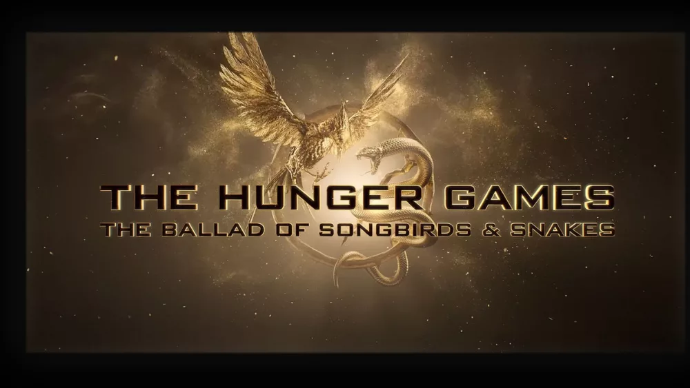 The Hunger Games The Ballad of Songbirds and Snakes movie in the cinema.