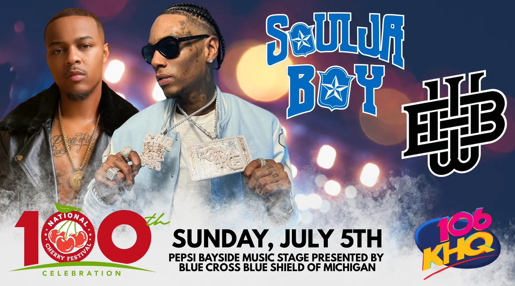 Soulja Boy and Bow Wow at the National Cherry Festival | WKHQ