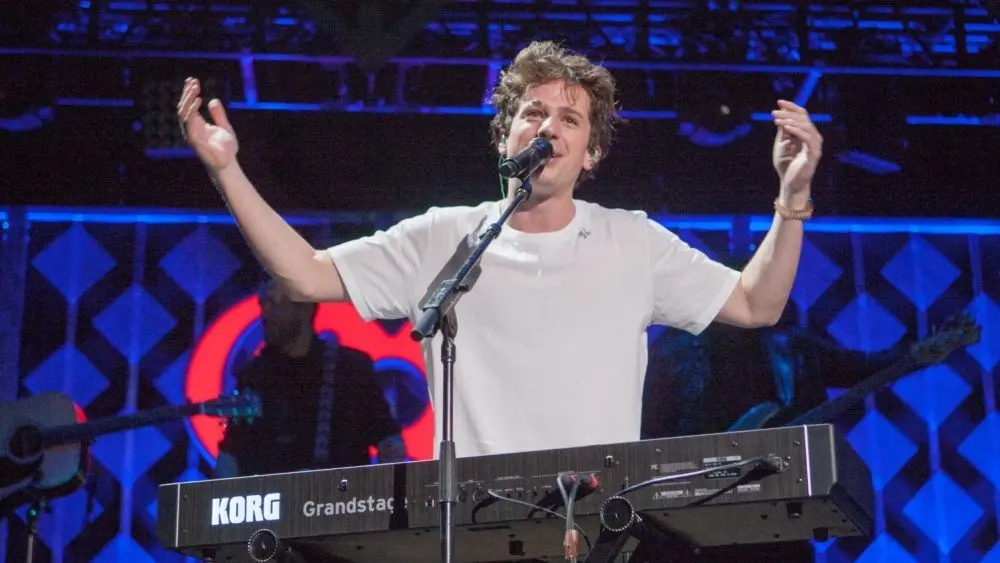 Charlie Puth performs at the Power 96.1 iHeartRadio 2017 Jingle Ball in Atlanta Georgia on December 15th 2017 at the Phillips Areana