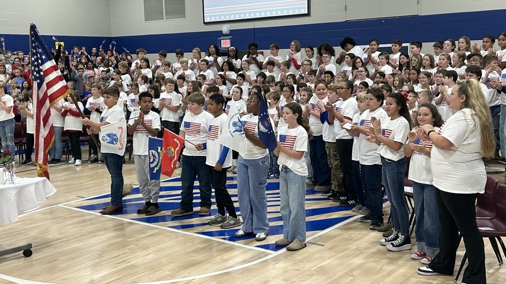 Caldwell County Elementary Students Honor Veterans (w/PHOTOS)