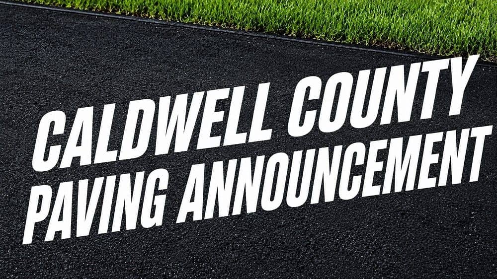 Fall County Paving Program Continuing