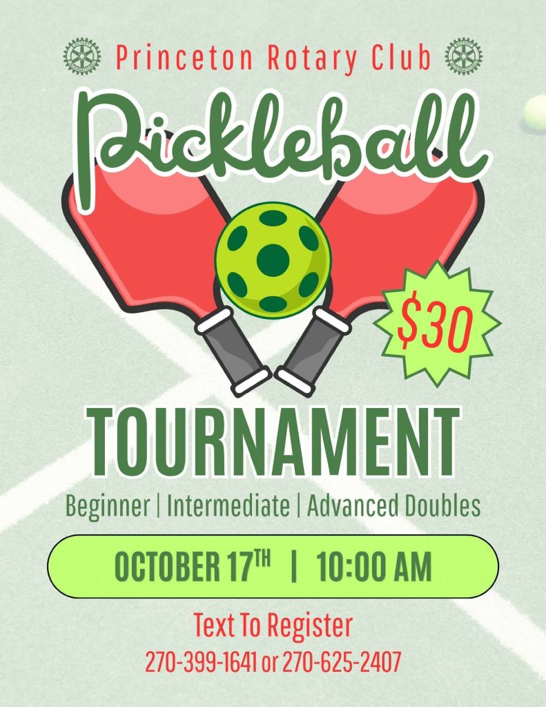 ROTARY Pickle Ball Tournament