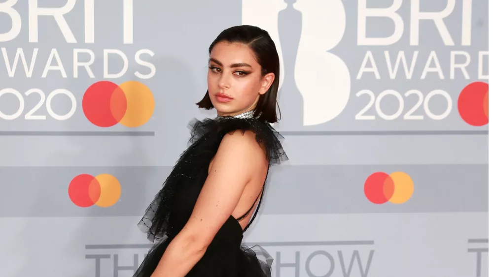 Charli XCX attends the Brit Awards at the 02 Arena in London^ UK. London^ United Kingdom- February 18^ 2020