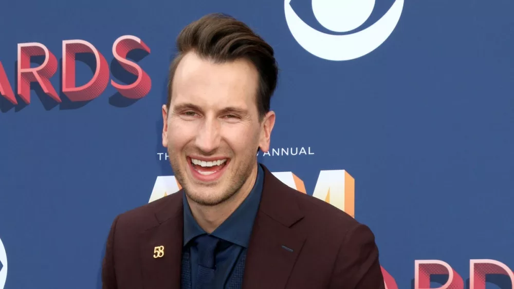 Russell Dickerson at the Academy of Country Music Awards 2018 at MGM Grand Garden Arena on April 15^ 2018 in Las Vegas^ NV