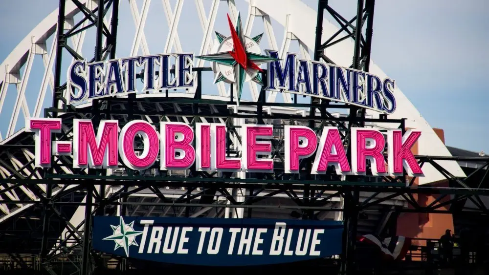 T-Mobile Park home to the Seattle Mariners. Seattle^ Washington / USA - March 28th 2019