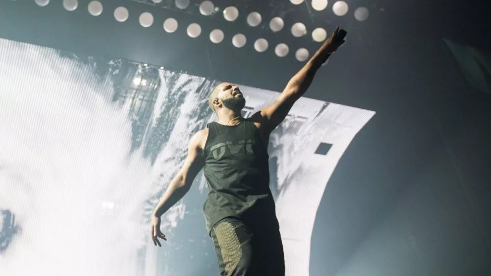 Drake preforms at Joe Louis Arena Detroit^ Michigan - August 16 2016