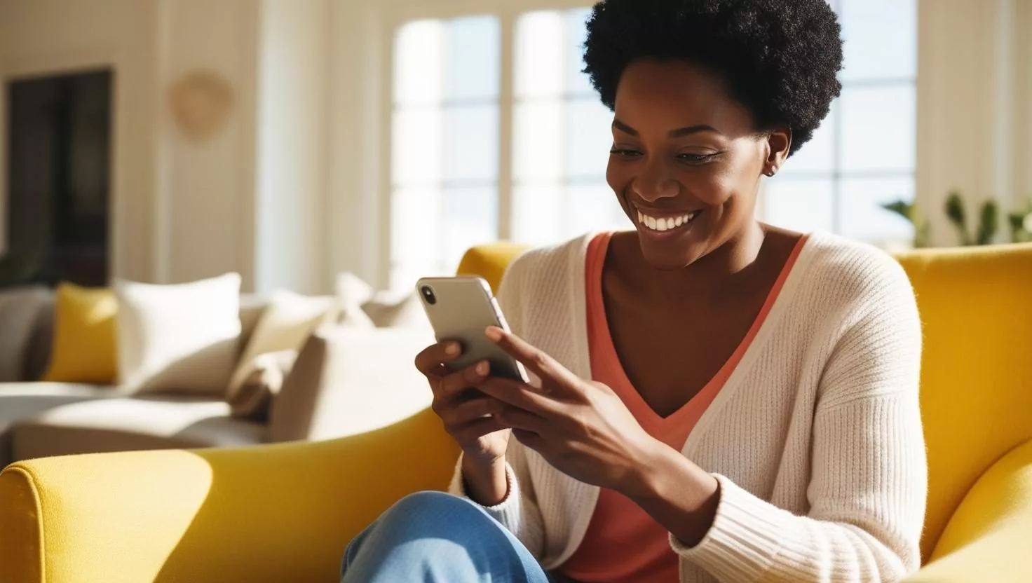 can-you-create-a-lifestyle-image-of-an-african-american-person-looking-at-their-phone