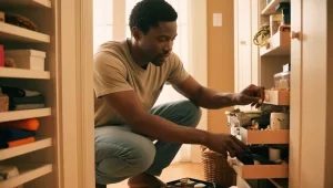 image-of-an-african-american-person-organizing-or-decluttering-a-space