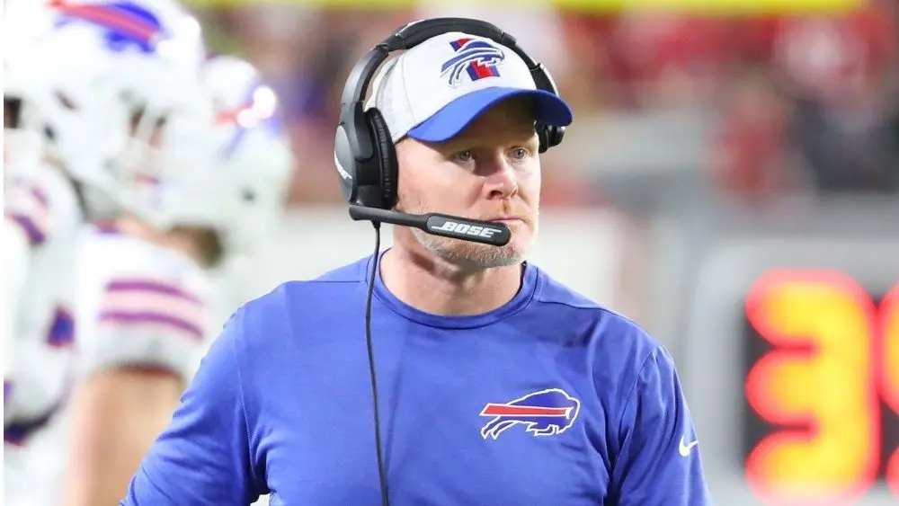 Sean McDermott during an NFL game at Raymond James Stadium. Dec 12^ 2021; Tampa^ FL USA