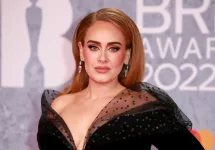 Adele attends The BRIT Awards 2022 at The O2 Arena on February 08^ 2022 in London^ England.