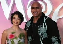 Auli'i Cravalho and Dwayne Johnson attend the "Moana 2" UK Premiere at Cineworld Leicester Square in London^ England. London^ United Kingdom - November 24^ 2024