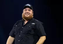 Luke Combs performs live at ao arena manchester uk. Manchester^ United Kingdom^ 17th october 2023