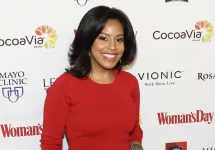 Sheinelle Jones attends the 14th Annual Woman's Day Red Dress Awards at Jazz at Lincoln Center on February 7^ 2017 in New York City.