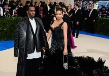 Sean Combs and Cassie Ventura attend the 2017 Metropolitan Museum of Art Costume Institute Gala at the Metropolitan Museum of Art in New York^ NY on May 1st^ 2017