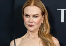 Nicole Kidman wearing dress by Versace attends Amazon Prime MGM Studios 'Expats' premiere at The Museum of Modern Art in New York on January 21^ 2024