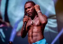 Concert of Burna Boy 14 April 2022. Ziggo Dome Amsterdam^ The Netherlands.