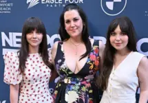 Christina Ricci^ Melanie Lynskey^ Samantha Hanratty at the Newport Beach TV Festival at Lido Theater on June 7^ 2025 in Newport Beach^ CA