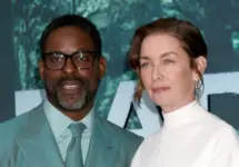 Sterling K. Brown^ Julianne Nicholson at the 'Paradise' Season 2 Premiere at the Paramount Studios on February 18^ 2026 in Los Angeles^ CA