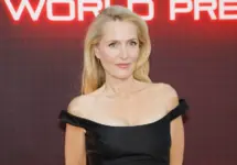 Gillian Anderson at the World Premiere of Tron Ares at the TCL Chinese Theatre IMAX LOS ANGELES - OCTOBER 6^ 2025