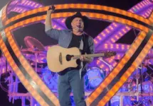 Garth Brooks performs before a sold out crowd at the Sleep Train Arena in Sacramento^ CA. Sacramento^ CA/USA - 3/27/2015