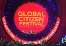 Behind-the-scenes moments at the Global Citizen Festival 2024. New York^ USA - September 28^ 2024