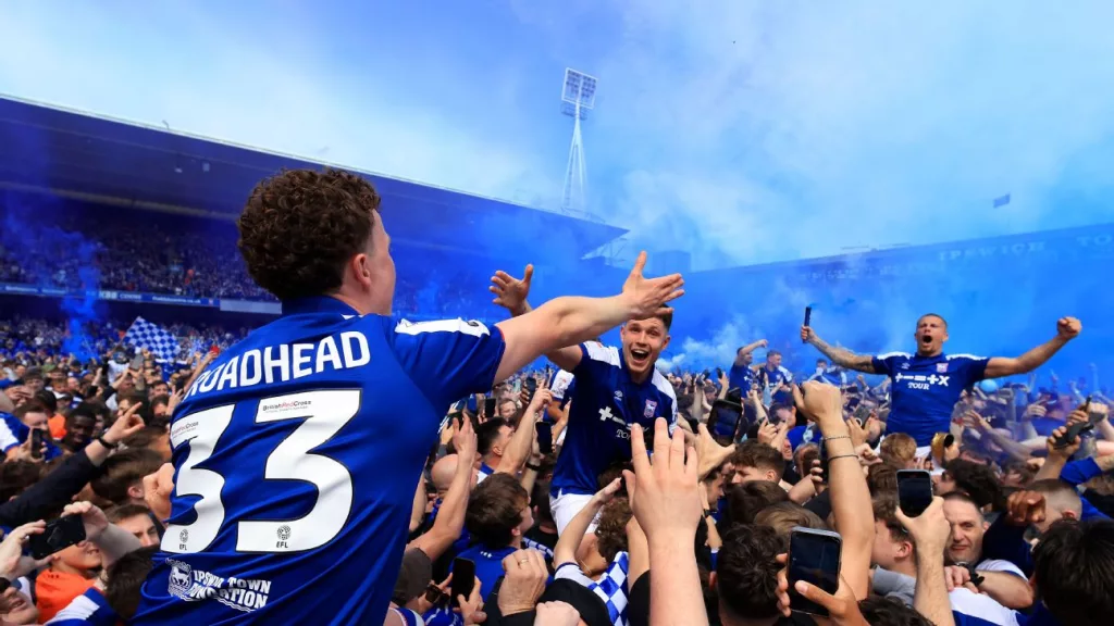 Ipswich Town celebrate remarkable promotion to Premier League ESPN