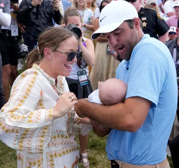 Scheffler, with newborn on hand, takes Memorial ESPN Sports Radio