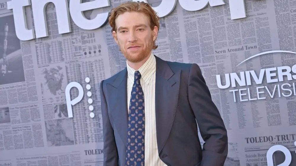 Domhnall Gleeson attends Premiere of Peacocks series The Paper Los Angeles^ CA USA - August 27^ 2025