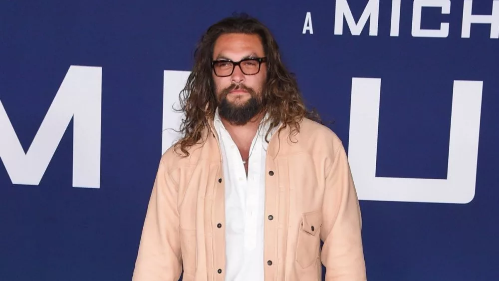 Jason Momoa arrives for the ‘Ambulance’ Premier on April 04^ 2022 in Los Angeles^ CA