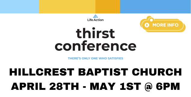hillcrest-baptist-church-thirst-conference-png