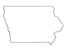 outline-of-the-state-of-iowa