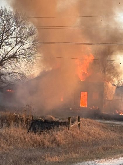 House fire reported near Allison updated | RadioOnTheGo.com