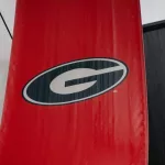 Athens^ Georgia - February 6^ 2020: University of Georgia bulldogs logo