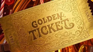 golden ticket/ willy Wonka