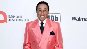 Smokey Robinson at the 28th Elton John Aids Foundation Viewing Party at the West Hollywood Park on February 9^ 2020 in West Hollywood^ CA