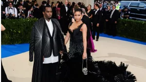 Sean Combs and Cassie Ventura attend the 2017 Metropolitan Museum of Art Costume Institute Gala at the Metropolitan Museum of Art in New York^ NY on May 1st^ 2017