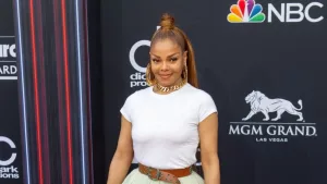 Janet Jackson attends the Red Carpet at the 2018 Billboards Music Awards at the MGM Grand Arena in Las Vegas^ Nevada USA on May 20th 2018