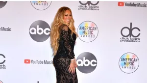 Mariah Carey at the 2018 American Music Awards at the Microsoft Theatre LA Live. LOS ANGELES^ CA. October 09^ 2018