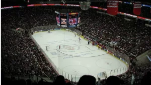 Raleigh^ North Carolina: Hurricanes hockey game at the RBC Center