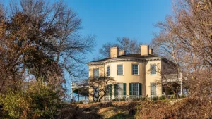View of Fairmount Park and Lemon Hill Mansion in Philadelphia Pennsylvania